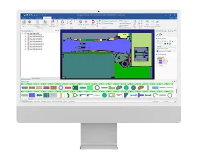 CAD/CAM system for sheet metal cutting Lantek