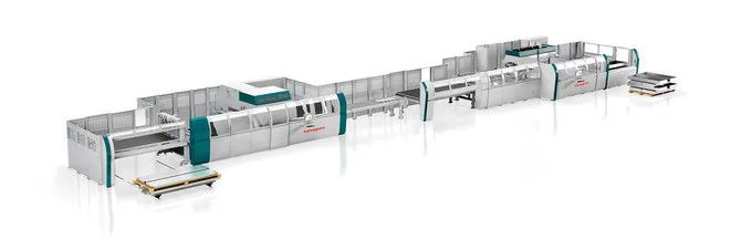 Salvagnini S4 + P4 Linie - flexibles Fertigungssystem